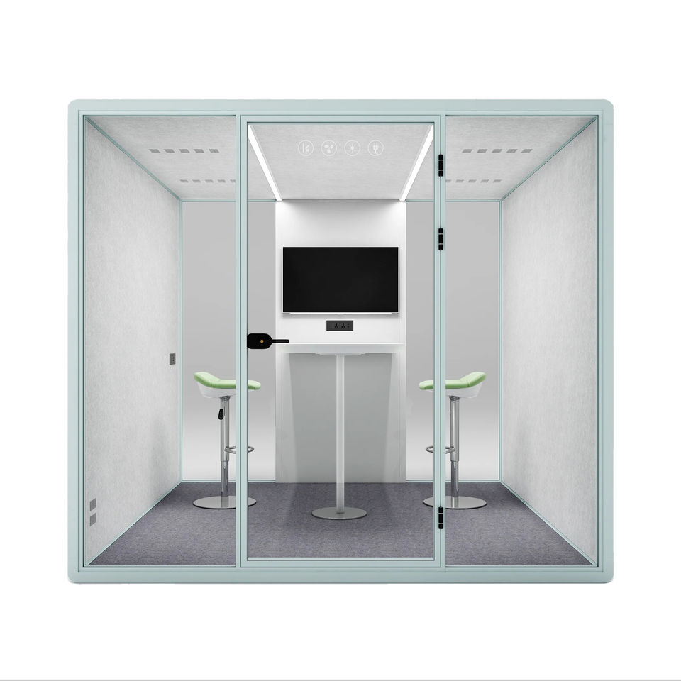Soundproof Office Pod Meeting Booth Modern Cabine Low Noise Large Size Soundproof Office Meeting Pod