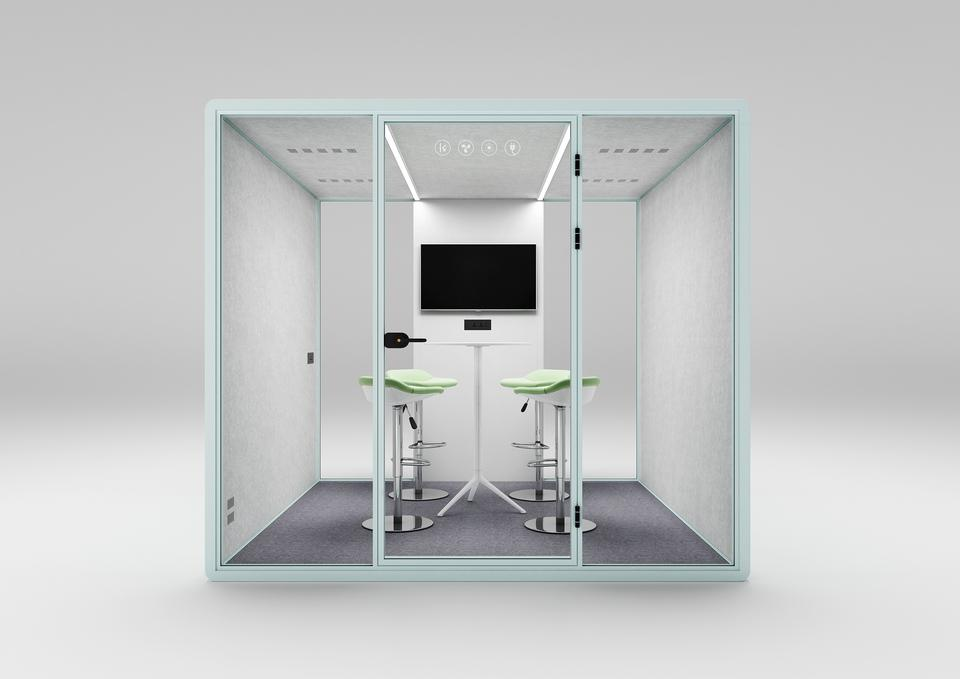 Soundproof Office Pod Meeting Booth Modern Cabine Low Noise Large Size Soundproof Office Meeting Pod