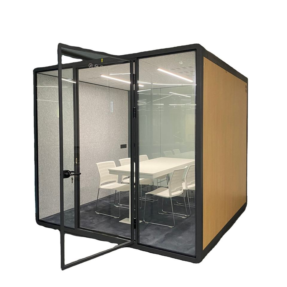 Movable Portable Meeting Soundproof Booth Acoustic Private Office Meeting Pod Phone Booth Office Working Studio Sound Booth