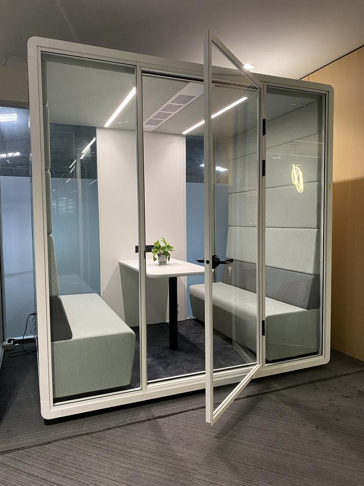 Movable Portable Meeting Soundproof Booth Acoustic Private Office Meeting Pod Phone Booth Office Working Studio Sound Booth