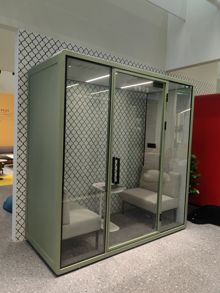 Movable Portable Meeting Soundproof Booth Acoustic Private Office Meeting Pod Phone Booth Office Working Studio Sound Booth