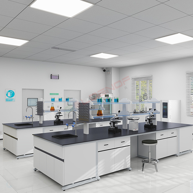 Modern High Quality Steel Laboratory Furniture Table with 3 Drawers Cost-Effective for School Hospital Biological Workshop Use