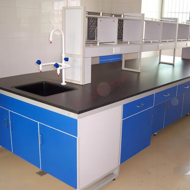 Modern High Quality Steel Laboratory Furniture Table with 3 Drawers Cost-Effective for School Hospital Biological Workshop Use