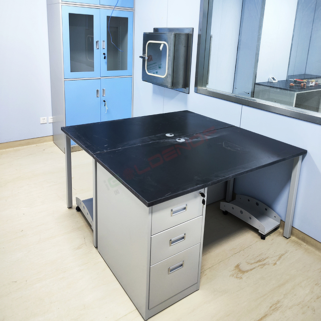 Modern High Quality Steel Laboratory Furniture Table with 3 Drawers Cost-Effective for School Hospital Biological Workshop Use