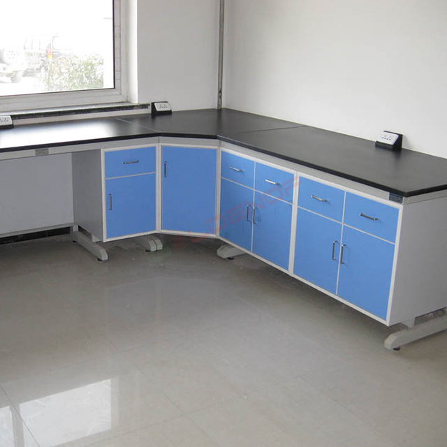 Modern High Quality Steel Laboratory Furniture Table with 3 Drawers Cost-Effective for School Hospital Biological Workshop Use