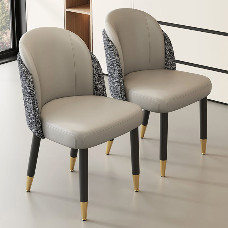 Dining Chairs Set Furniture Nordic Modern Fabric Wood Leather Metal Luxury Black Gold Home Dinning Room Dining Restaurant Chairs