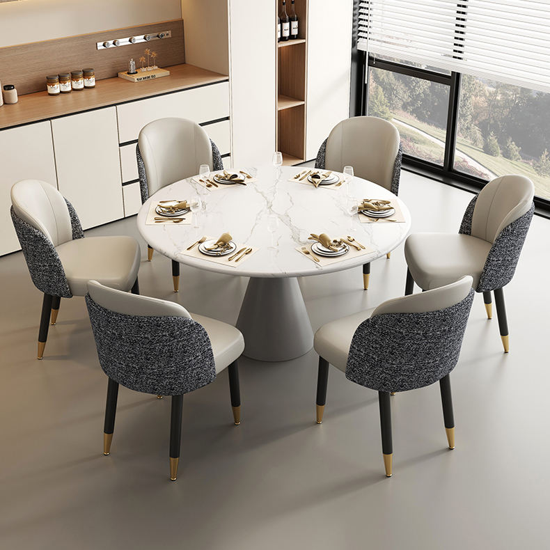 Dining Chairs Set Furniture Nordic Modern Fabric Wood Leather Metal Luxury Black Gold Home Dinning Room Dining Restaurant Chairs