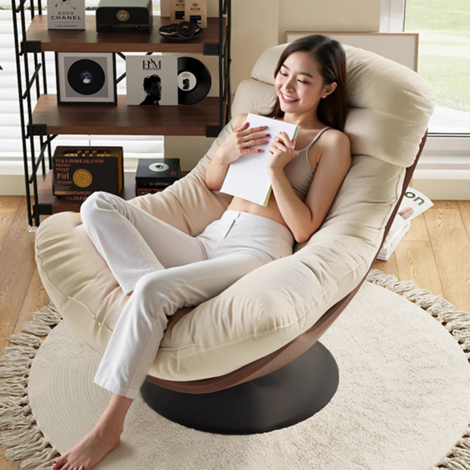 Swivel Chair Luxury Wing Nordic Furniture Modern Hotel Office Armchair Leather Home Velvet Living Room Accent Lounge Sofa Chairs