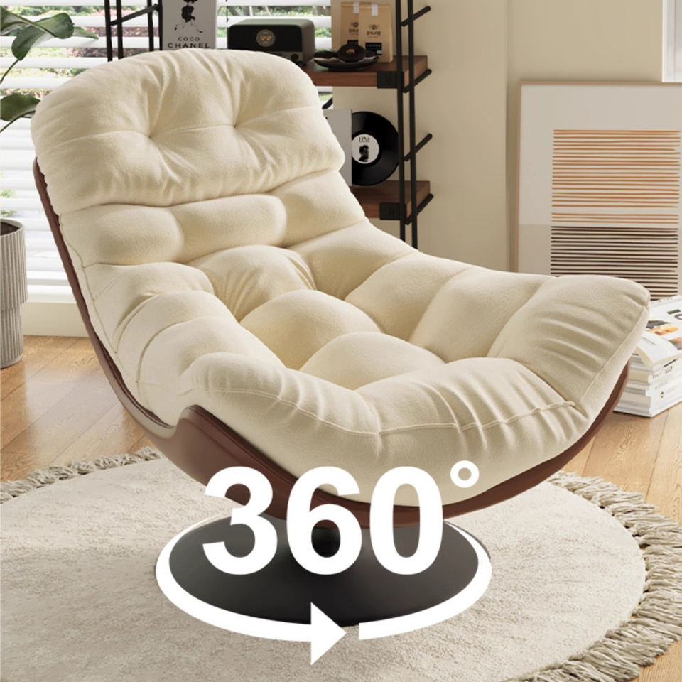 Swivel Chair Luxury Wing Nordic Furniture Modern Hotel Office Armchair Leather Home Velvet Living Room Accent Lounge Sofa Chairs