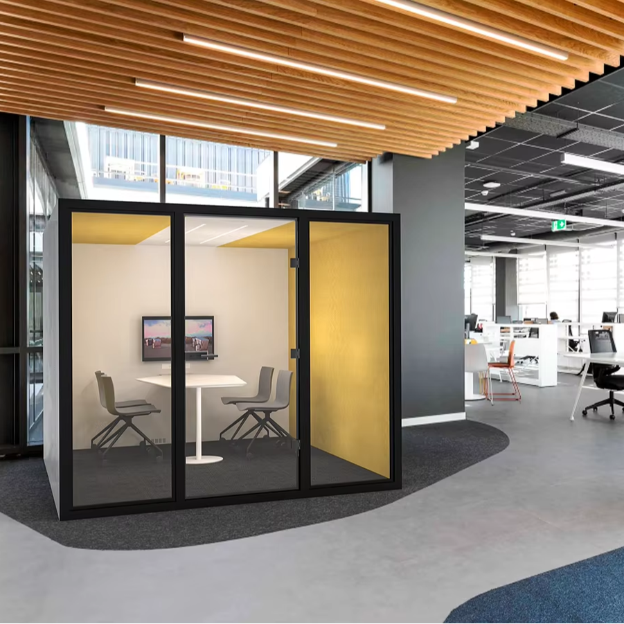 Privacy Soundproof Office Phone Booth for Office Meetings and Negotiations Comfortable Pods for Work