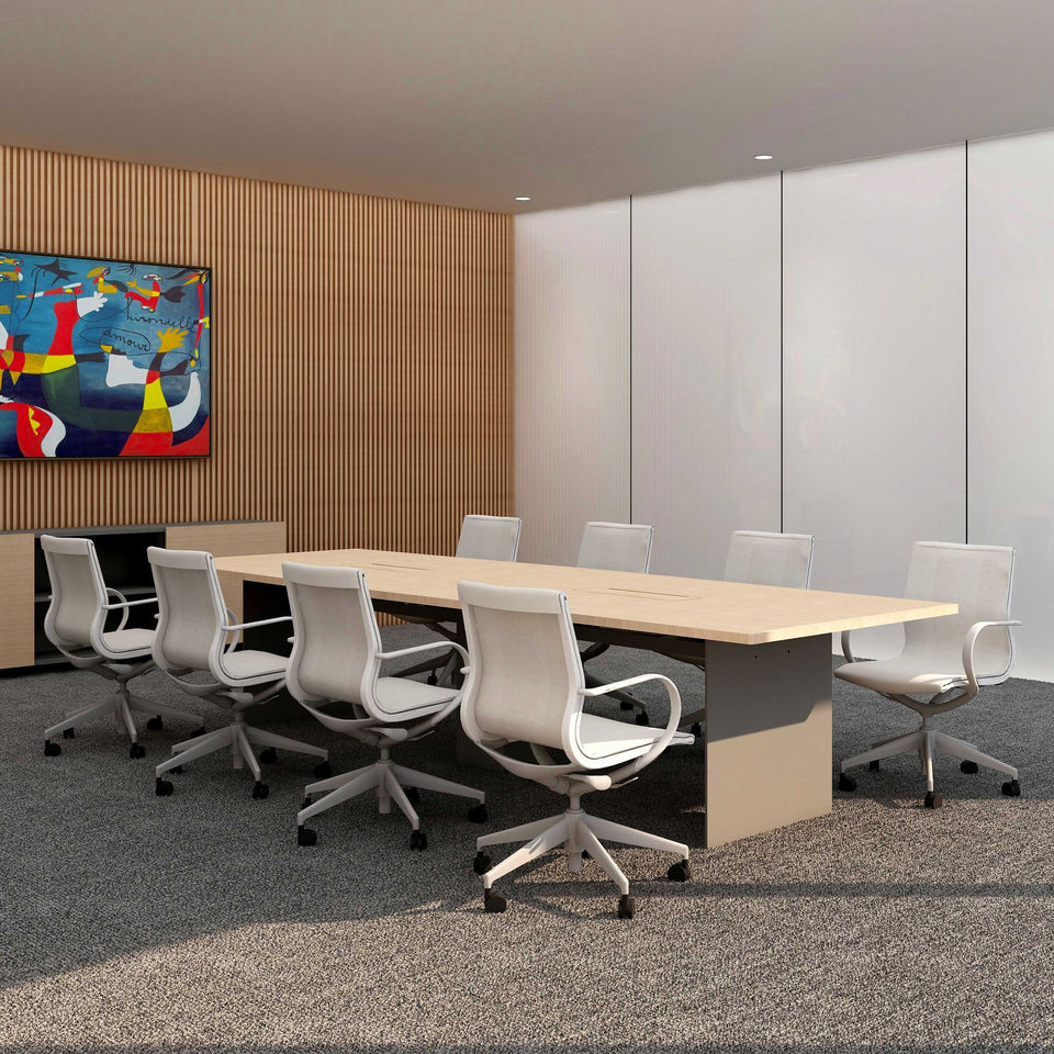 Customizable 2025 Modern Design Wooden Conference Table for School and Office Furniture for Modern Conference Space