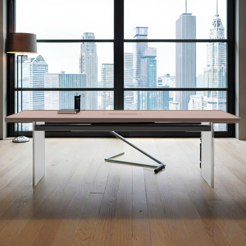 Customizable 2025 Modern Design Wooden Conference Table for School and Office Furniture for Modern Conference Space