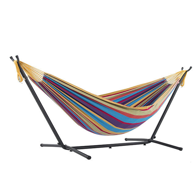High Quality Camping Garden Hammock Portable Folding Vertical Hammock Double Outdoor Hammock