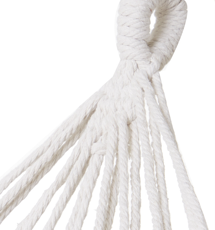 Outdoor Camping Portable Folding Woven Hammock Anti-rollover Stick Lazy Casual Canvas Hammock