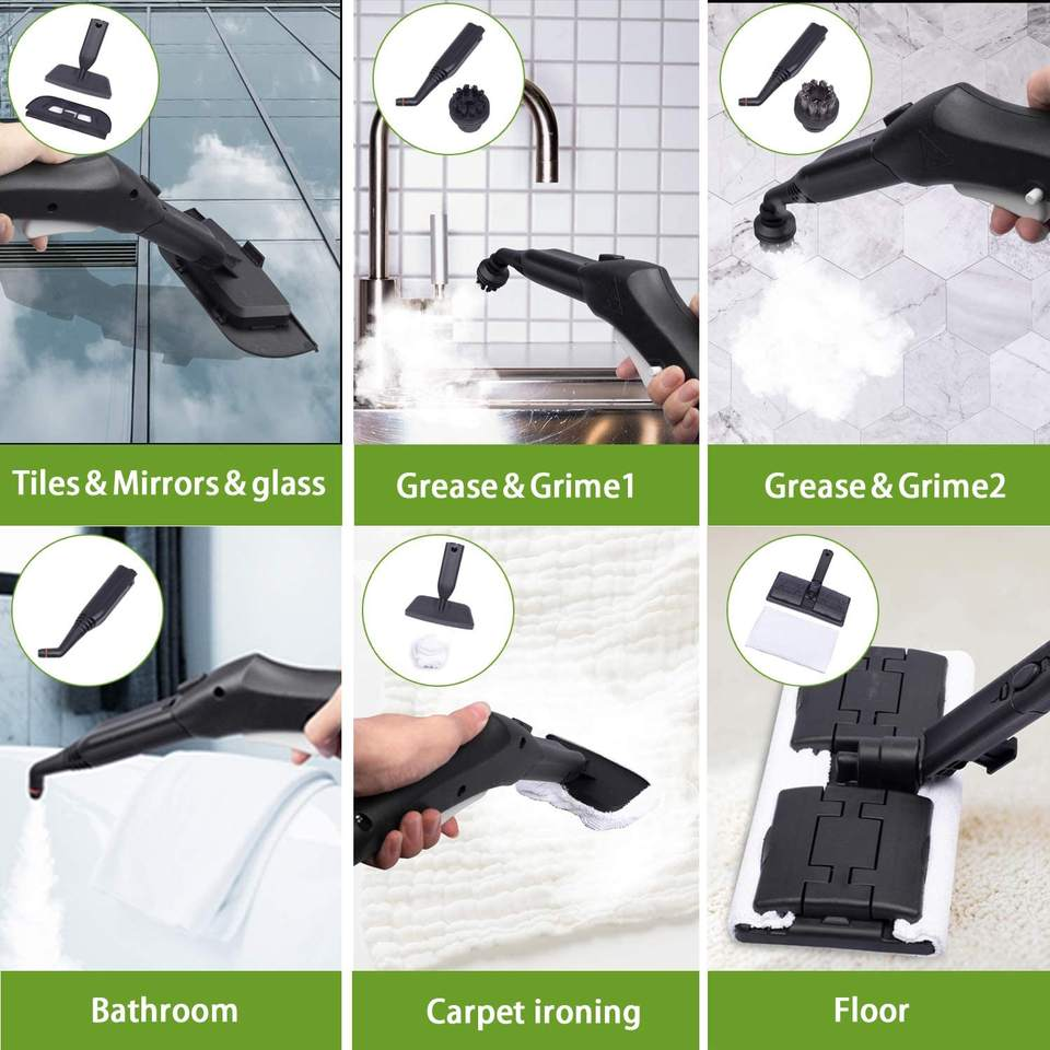 Kitchen Household Portable Steam Cleaner Handheld 2000w High Pressure Steam Cleaner