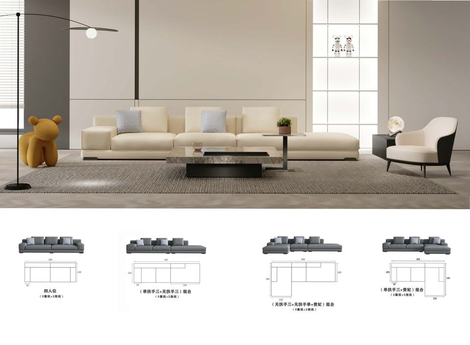 Modern Luxury Leather for Chair-Durable & Portable for Hotel Apartment & Villa Use