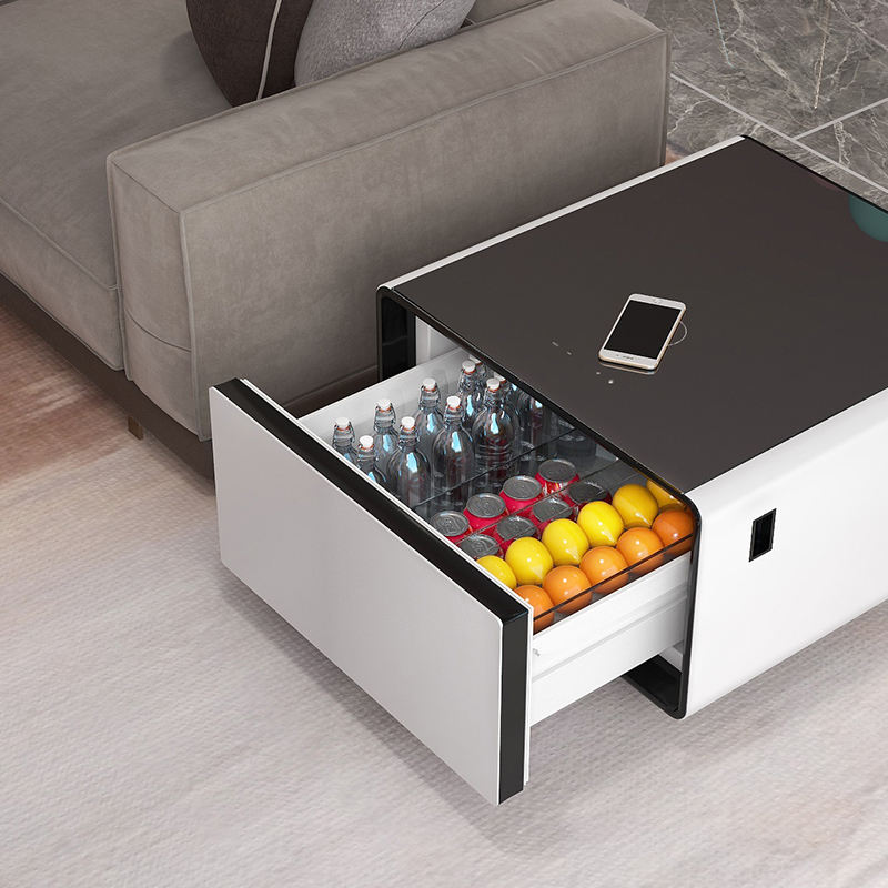 Primst Smart Coffee Table Refrigerator Living Room Furniture Metal Luxury Coffee Tables Modern Coffee Table Fridge