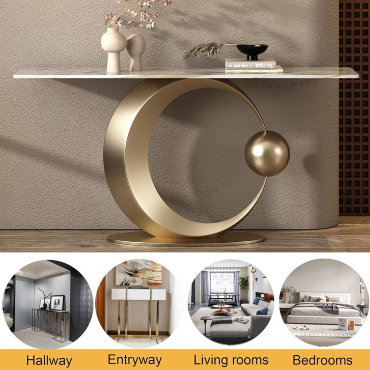 New Style Living Room Furniture Metal Luxury Modern Console Table