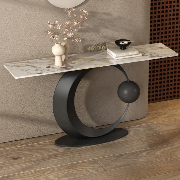 New Style Living Room Furniture Metal Luxury Modern Console Table