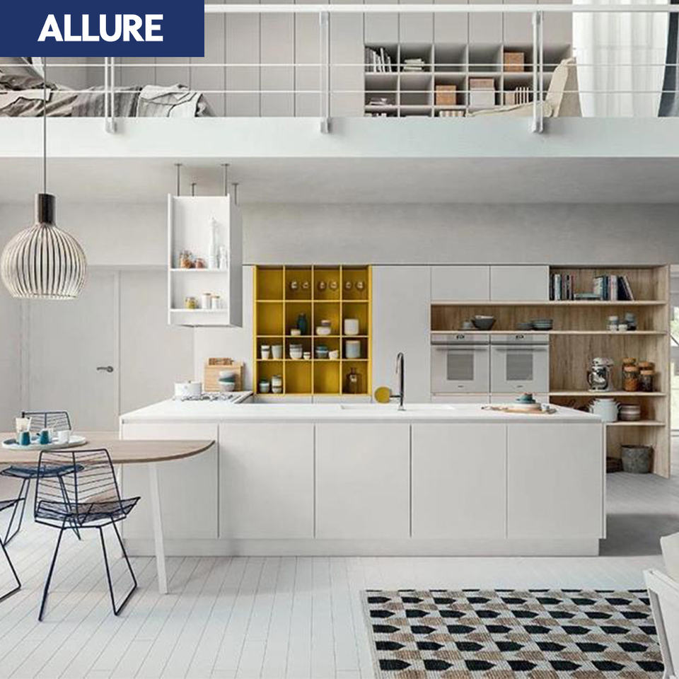 Allure Full Set Ethiopian Modern Small Kitchen Cabinet Modern Kitchen Furniture