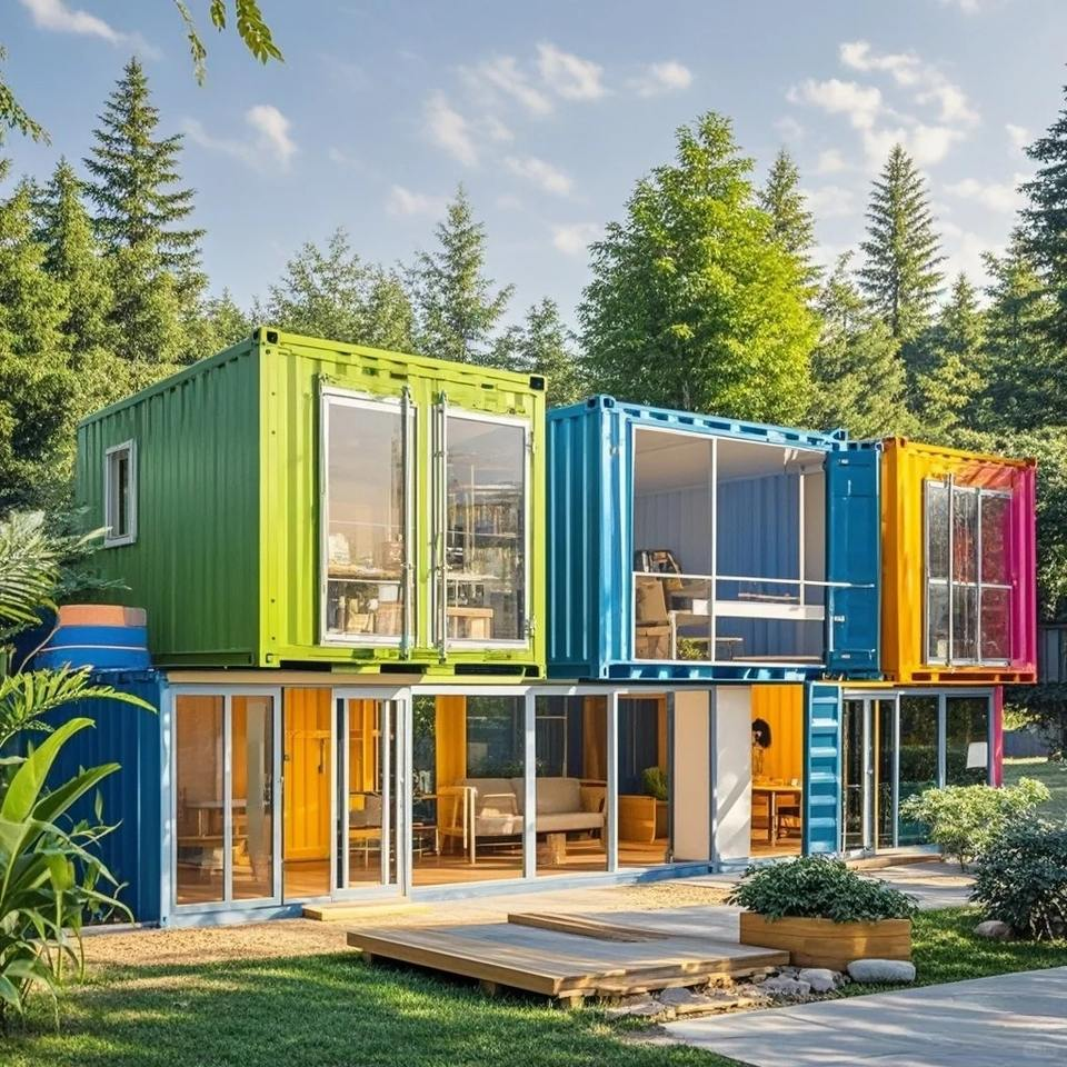 Custom Prefab Steel Container Houses Prefabricated Shipping Container House Home Portable Container House Mobile