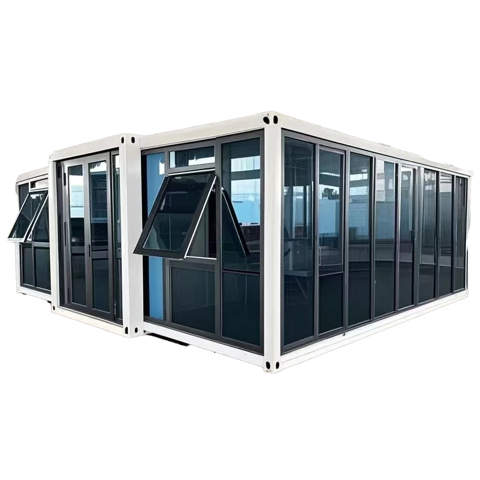 China Factory Luxury Custom Expandable Foldable Container House 20ft 30FT 40FT 40ft Prefab Bedroom Homes Folding Tiny House