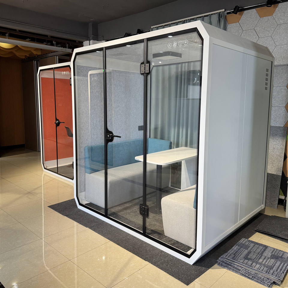 Foshan Factory Phone Booth Silent Box Customized Acoustic Insulated House Public Phone Pod Meeting Booth