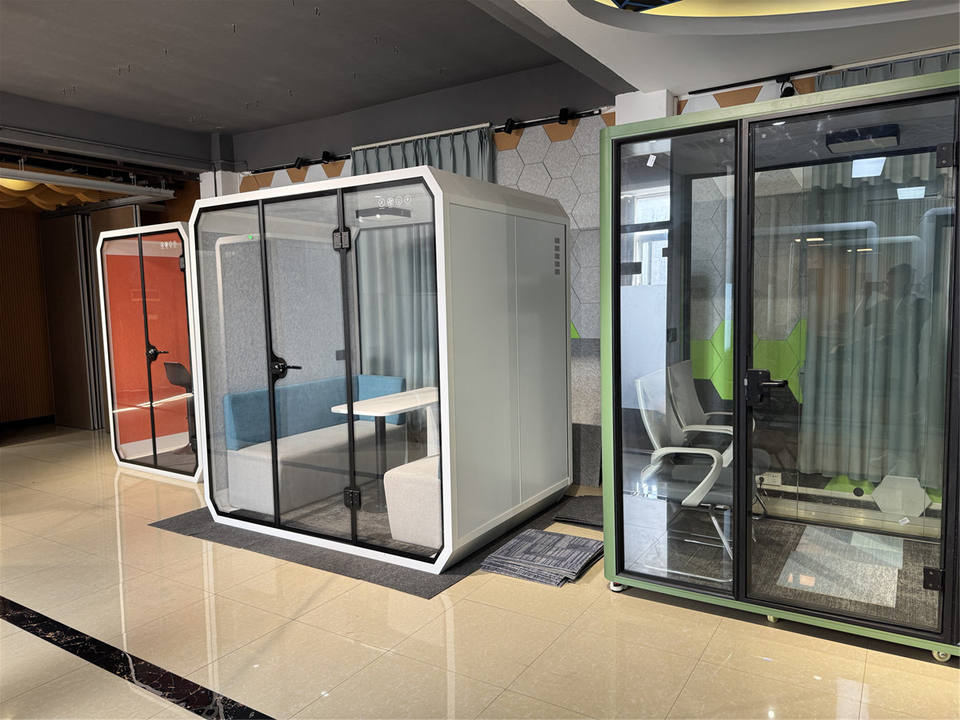 Foshan Factory Phone Booth Silent Box Customized Acoustic Insulated House Public Phone Pod Meeting Booth