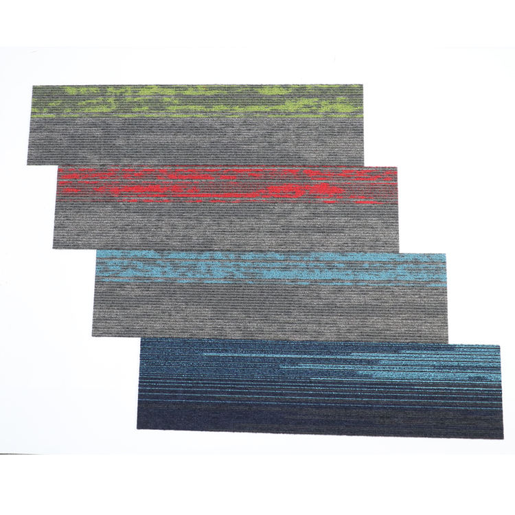 Luxury Hotel Carpet PP Jacquard Commercial Office Carpet Tiles PVC Floor square Carpet Beijing 50x50