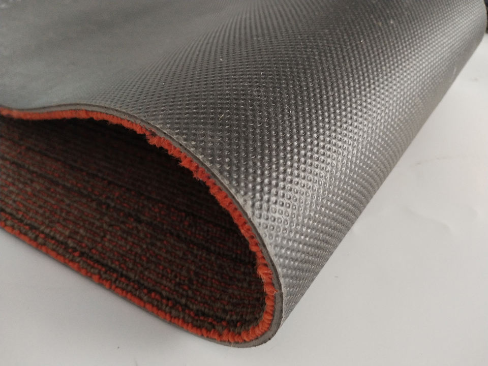 Luxury Hotel Carpet PP Jacquard Commercial Office Carpet Tiles PVC Floor square Carpet Beijing 50x50