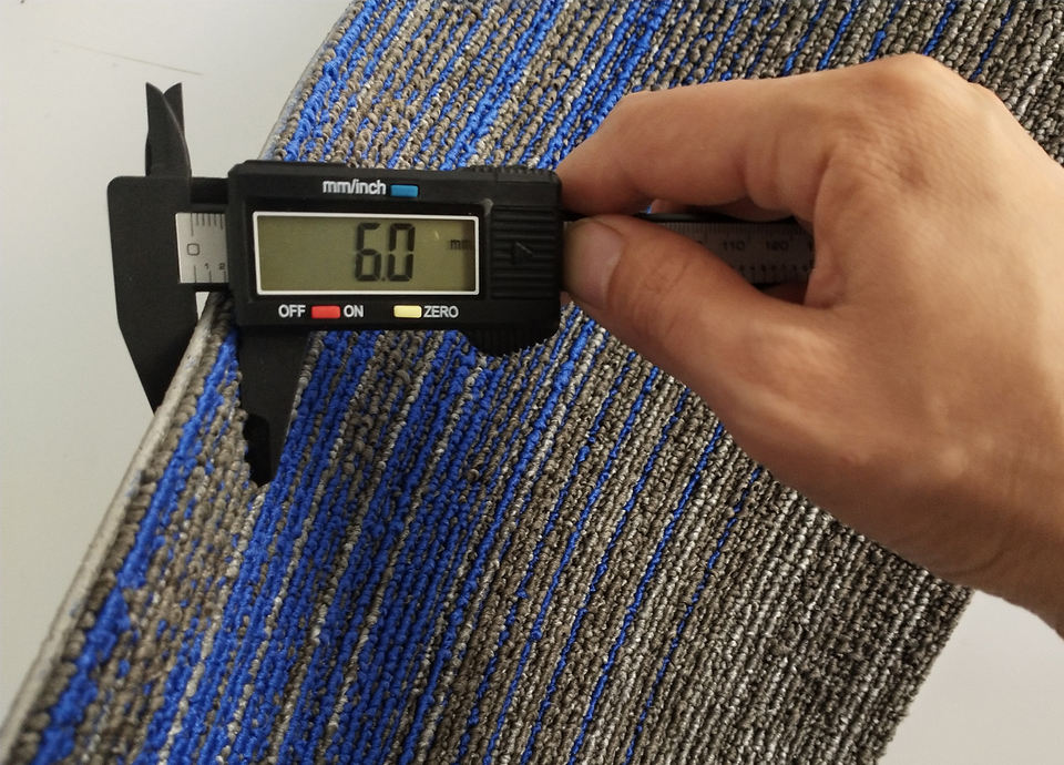 Luxury Hotel Carpet PP Jacquard Commercial Office Carpet Tiles PVC Floor square Carpet Beijing 50x50