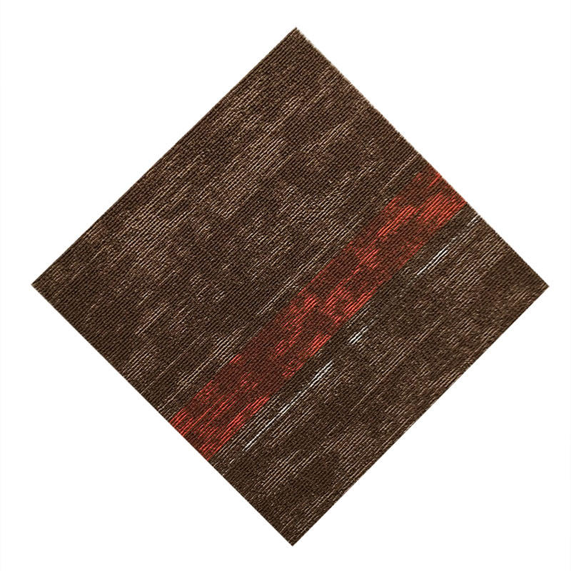 High Quality Modern Pattern Bitumen/PVC Backing Soundproof Washable Square Office Room Commercial Carpet Tiles 50x50