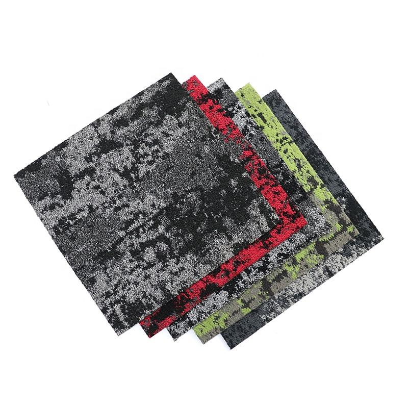 China Factory High Quality Low Price PP Surface PVC Backing Commercial Home Hotel Office Carpet Tiles