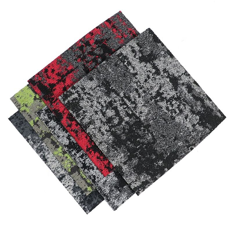 China Factory High Quality Low Price PP Surface PVC Backing Commercial Home Hotel Office Carpet Tiles