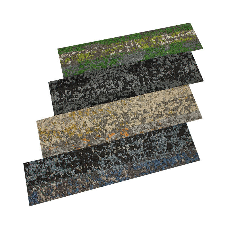 Luxury Hotel Office Carpet Tile 50x50 Flooring PP Nylon Jacquard Commercial Office Carpet Tiles PVC Floor Square Carpet Tile