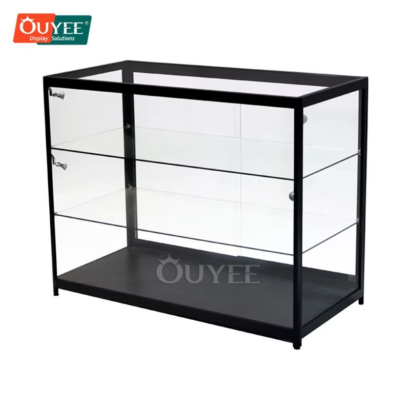 Small Tempered Glass Showcase Display for Jewelry Store