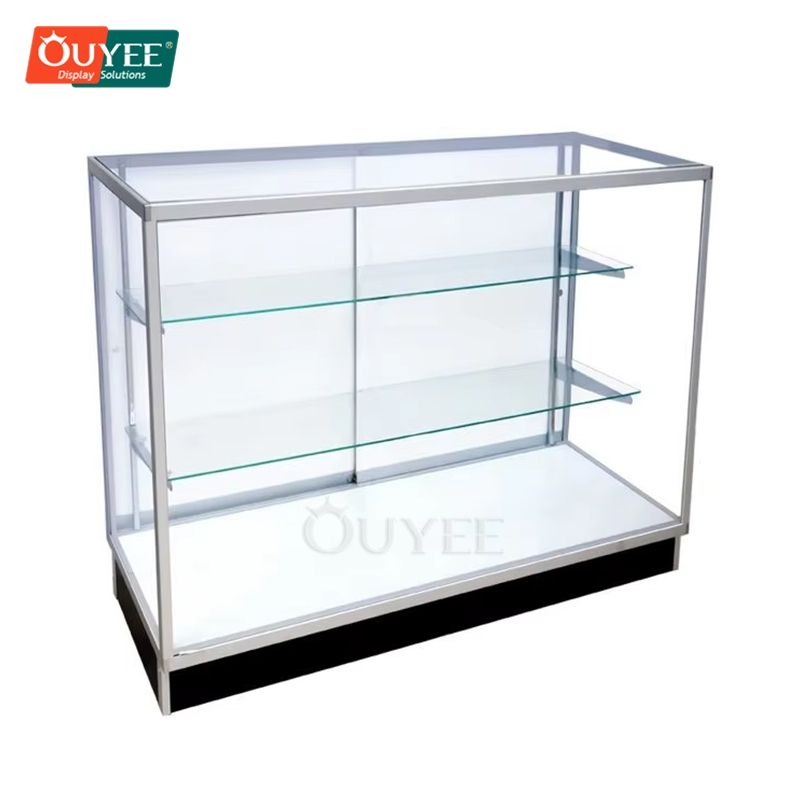 Small Tempered Glass Showcase Display for Jewelry Store