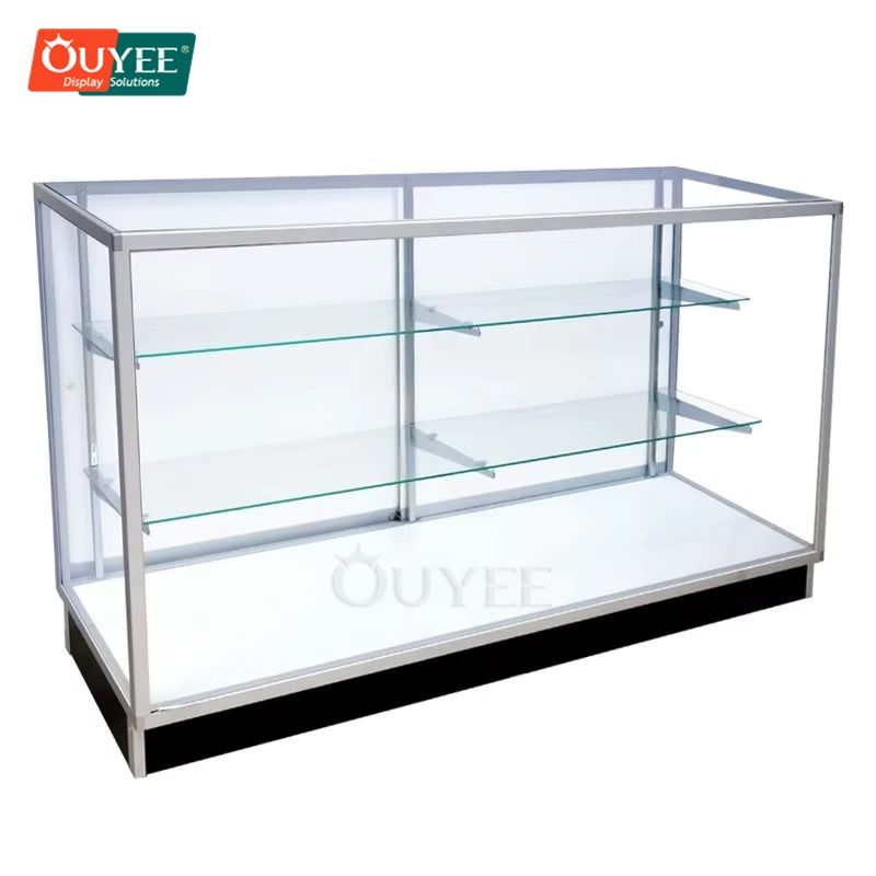 Small Tempered Glass Showcase Display for Jewelry Store