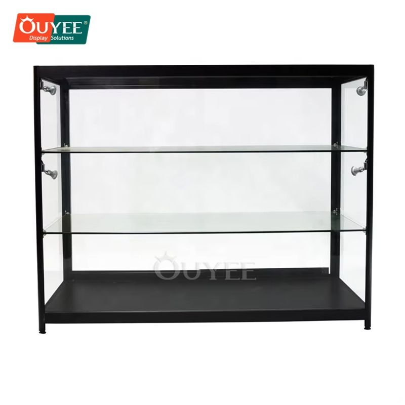 Small Tempered Glass Showcase Display for Jewelry Store