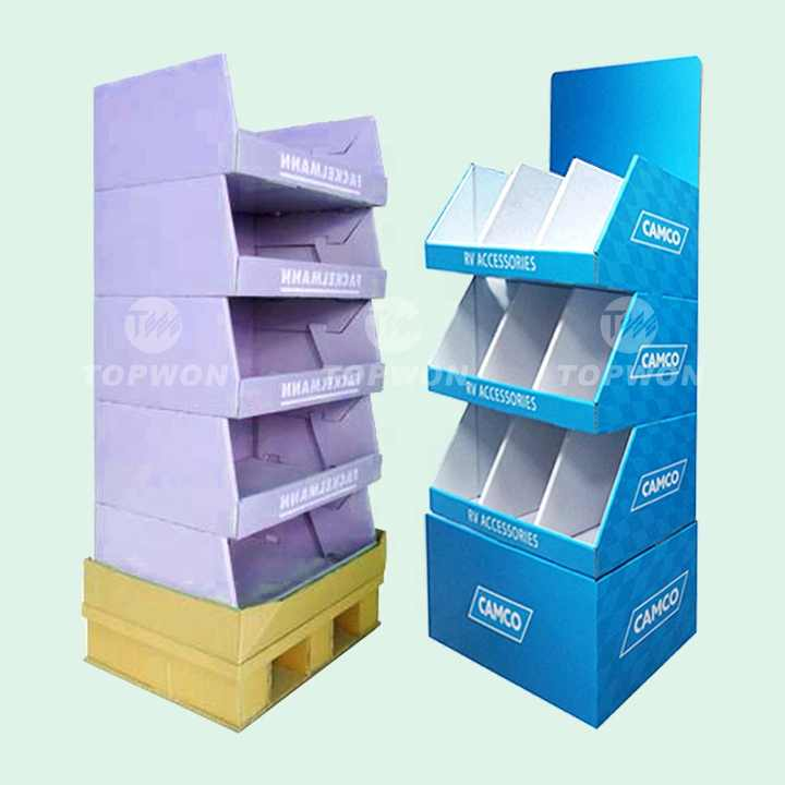 High Quality Corrugated Hardware Electric Drill Display Stand Cardboard Pop up Display Stand Tools Display Rack