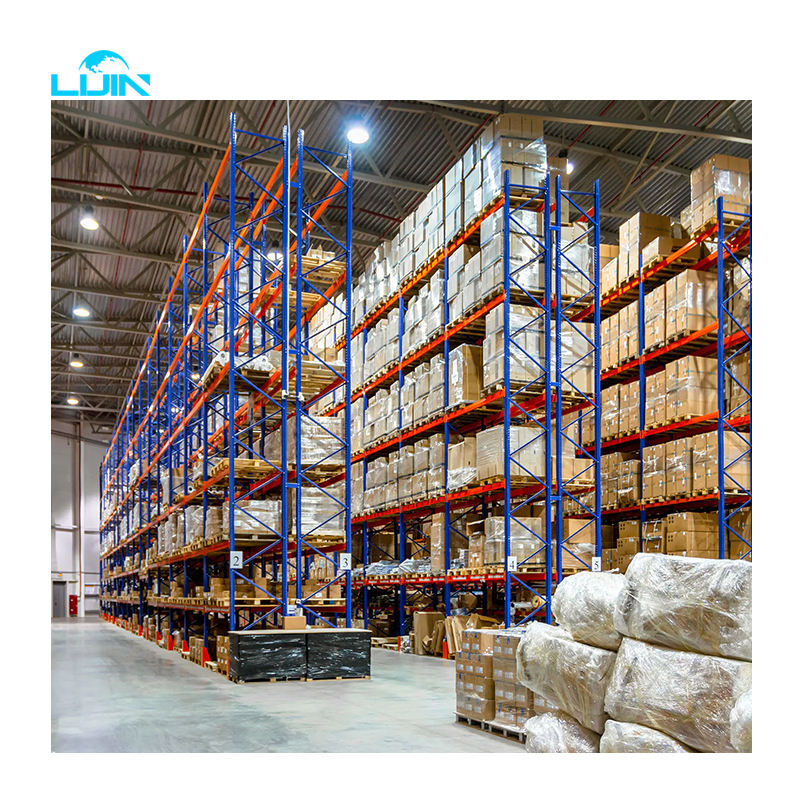 Duty Warehouse Push Storage Racking Selective Drive-In Bin Steel Shelving Heavy Industrial Back Mobile Racks Parts Wire Racking