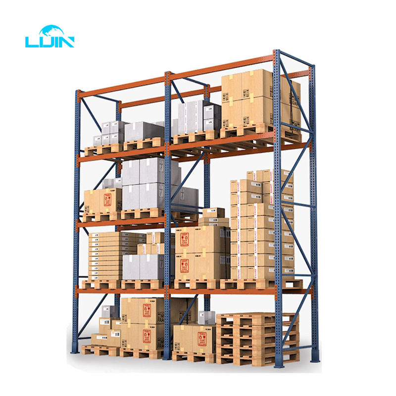 Duty Warehouse Push Storage Racking Selective Drive-In Bin Steel Shelving Heavy Industrial Back Mobile Racks Parts Wire Racking